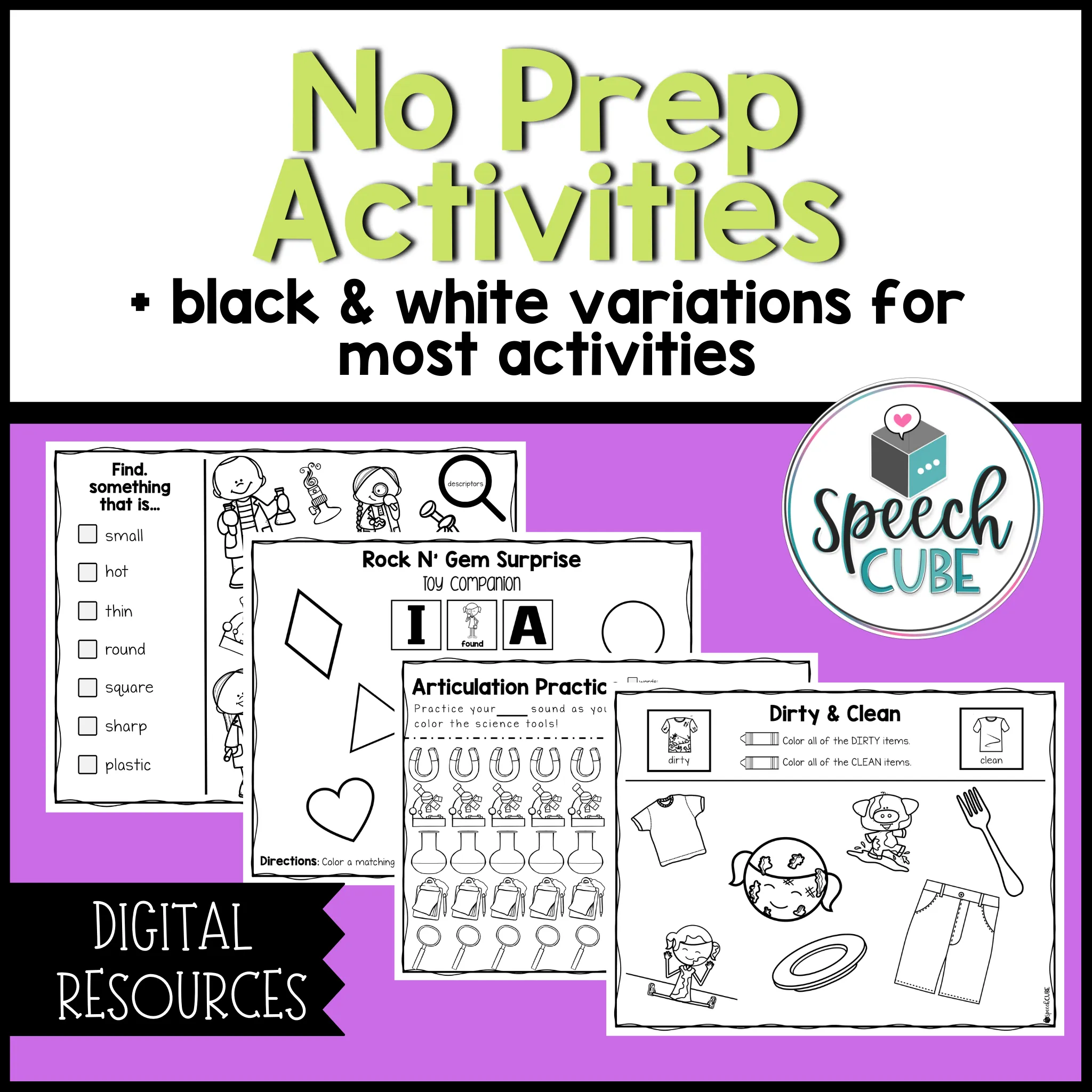 Science Language Activities