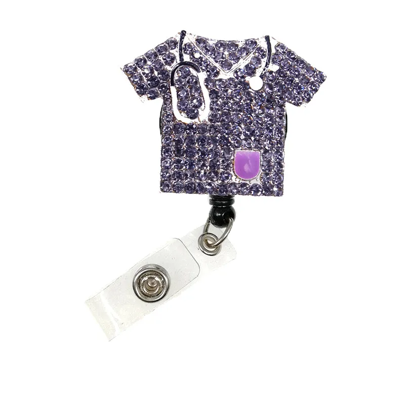 Scrub Top Badge Holder Reel