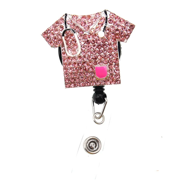 Scrub Top Badge Holder Reel