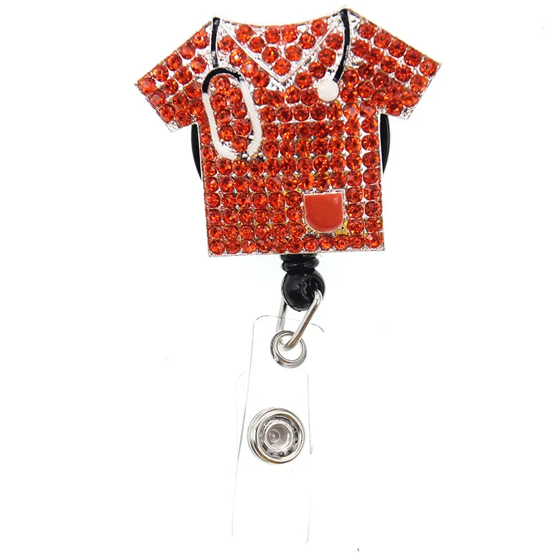Scrub Top Badge Holder Reel