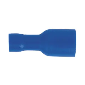 Sealey 100 Pack 6.3mm Blue Fully Insulated Female Terminal