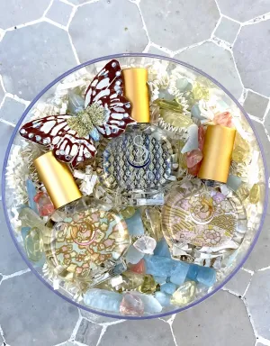 Secret Garden TOP SELLER Gift Set ~ Diamond, Onyx, and Pearl 1/2 oz Organic Eau de Toilette Mini by Sage