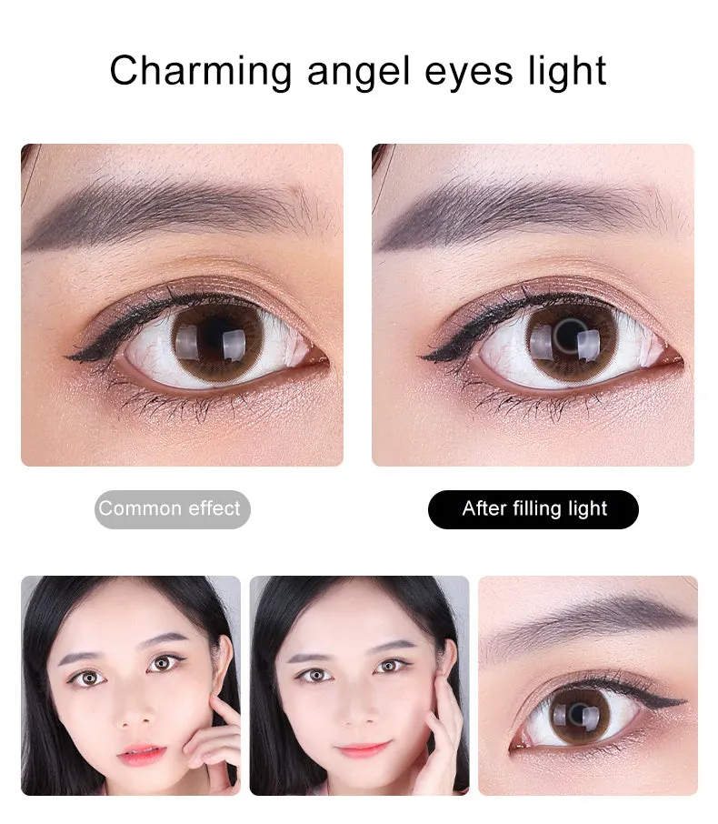 Selfie Ring Light LED Dimmable Video Studio Photography Lighting for Vlog Live Photo with Tripod Y2 fill light white