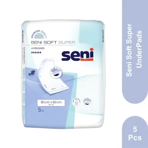 Seni Soft Super Underpads 5 Pieces (90 x 60 Cm)