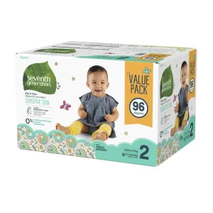 Seventh Generation Free & Clear Diapers Mega pack stage 2