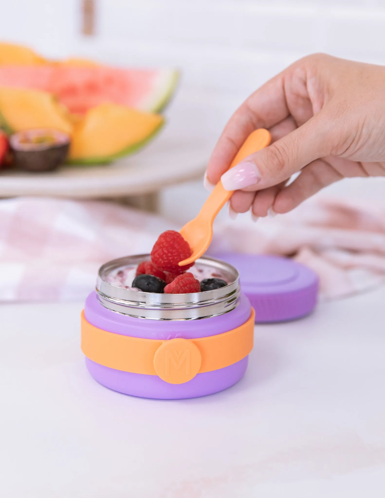 Silicone Lunch Cutlery Band