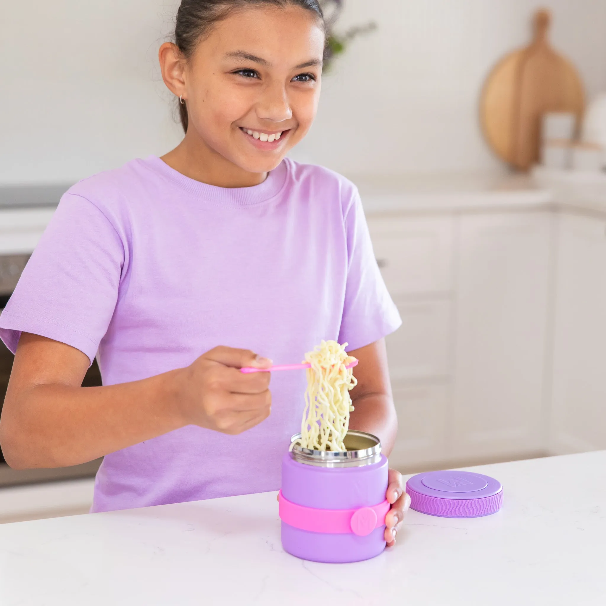 Silicone Lunch Cutlery Band