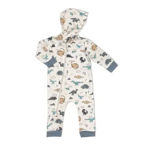 Silkberry Baby Bamboo Fleece Hooded Romper w/2 Way Zipper
