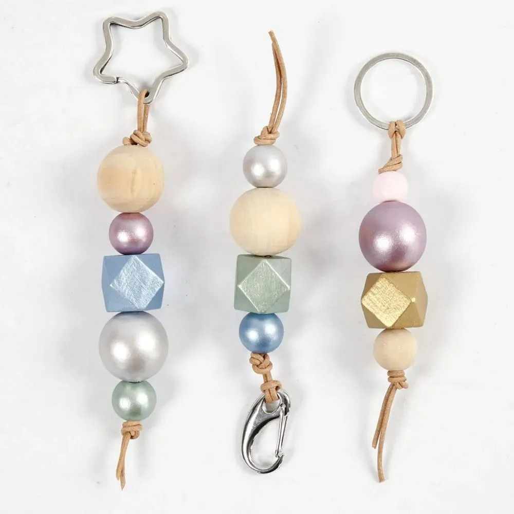 Silver-plated Split Rings 28mm For Key Chains Metal Christmas Hanging Decoration