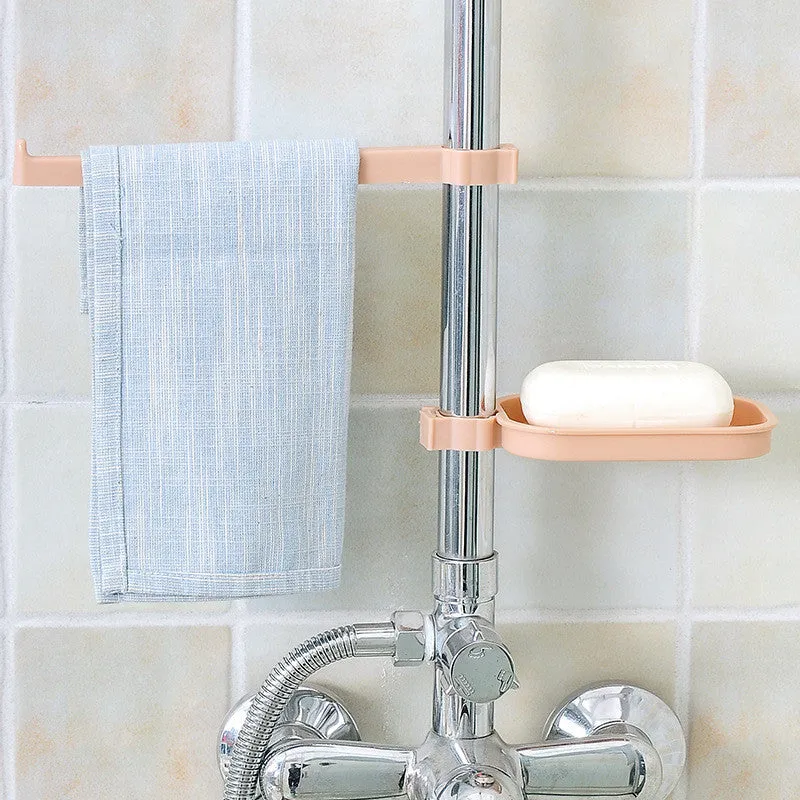Sink Clip - Towel Rack & Soap Dish Attachment