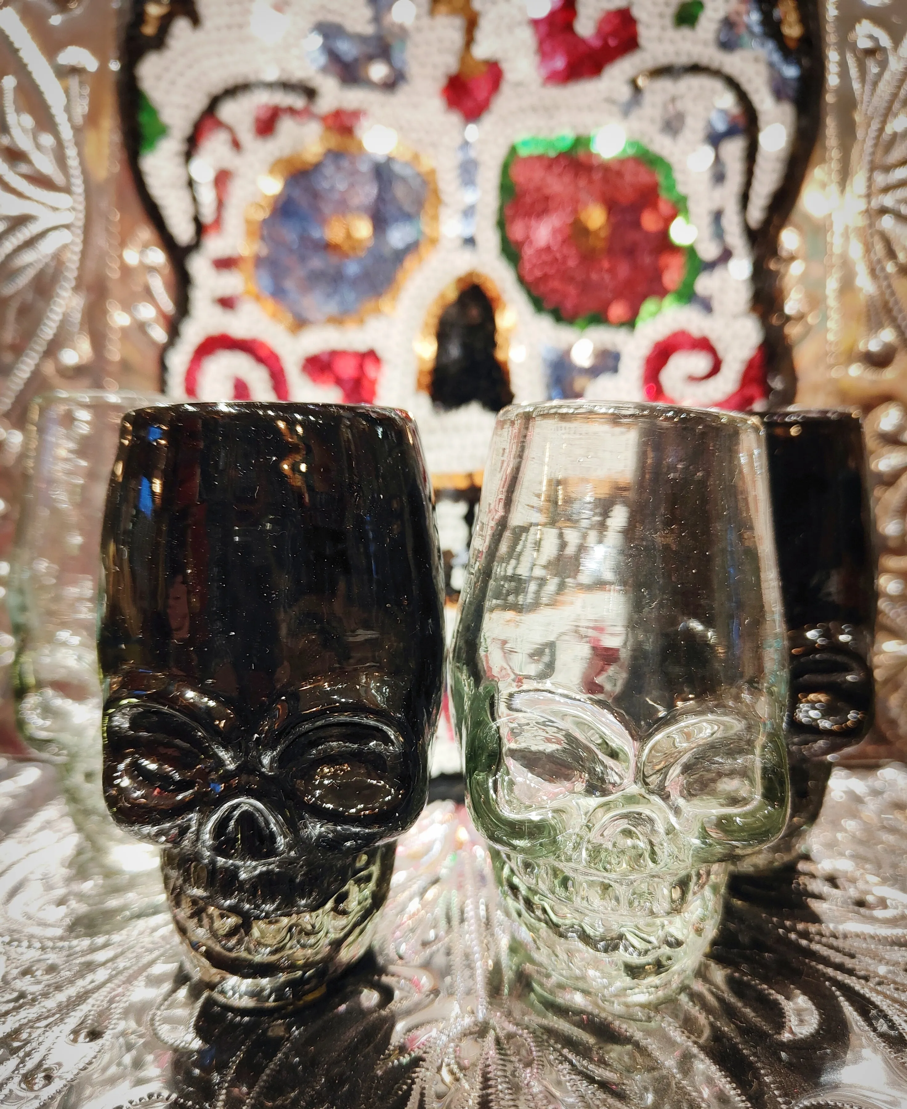 Skull shot glass