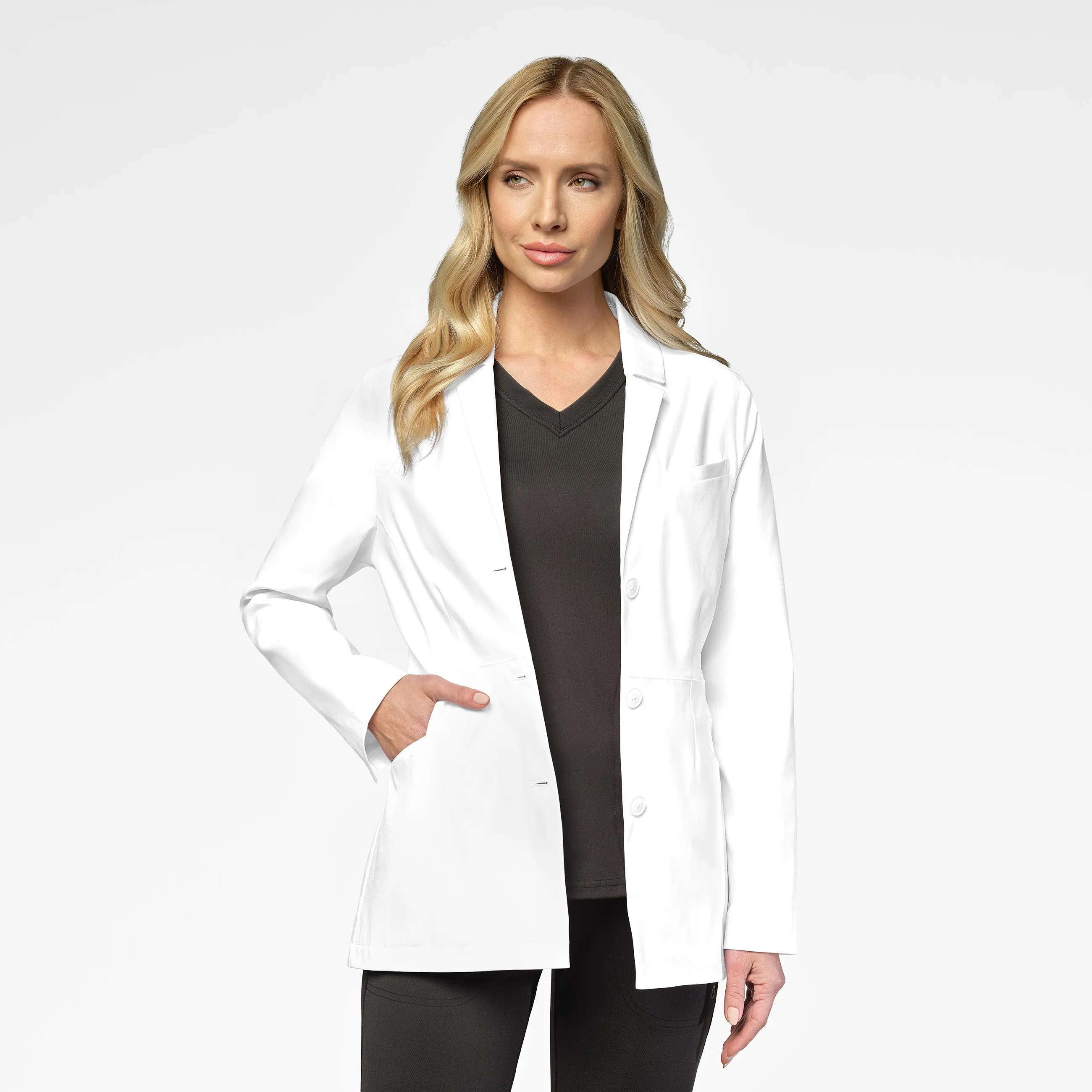 Slate 7272 28 Inch Doctors Coat White