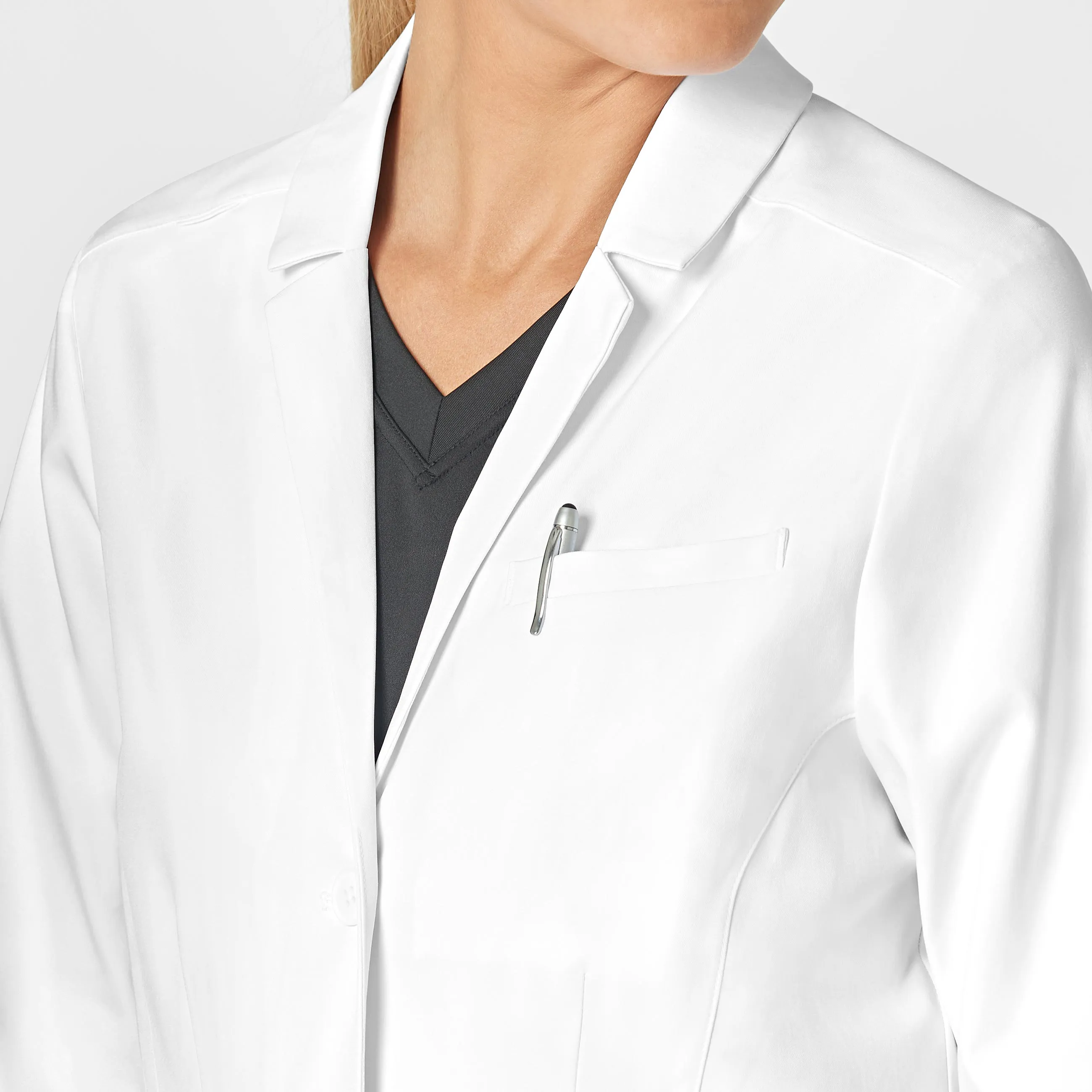 Slate 7272 28 Inch Doctors Coat White