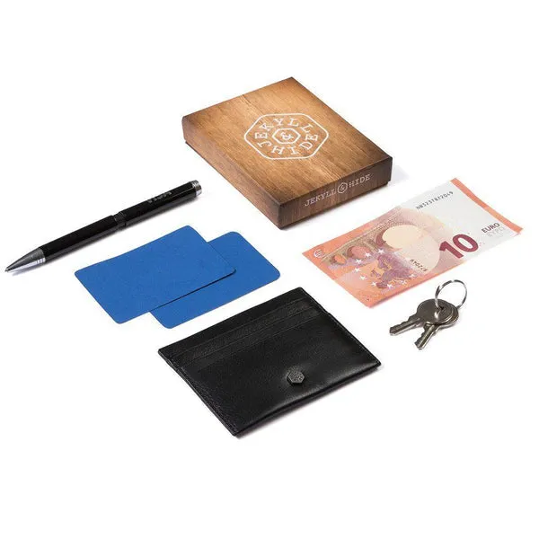 SLIM CARD HOLDER, SOFT BLACK