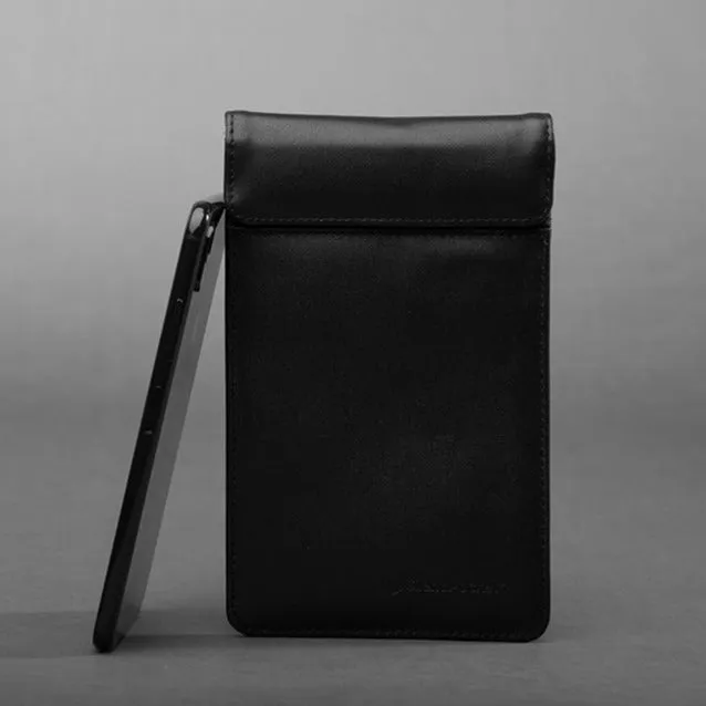 SLNT Faraday Sleeves for Phones Weatherproof Nylon Black