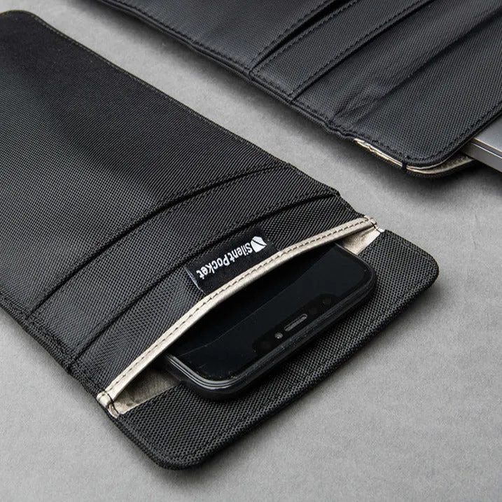 SLNT Faraday Sleeves for Phones Weatherproof Nylon Black