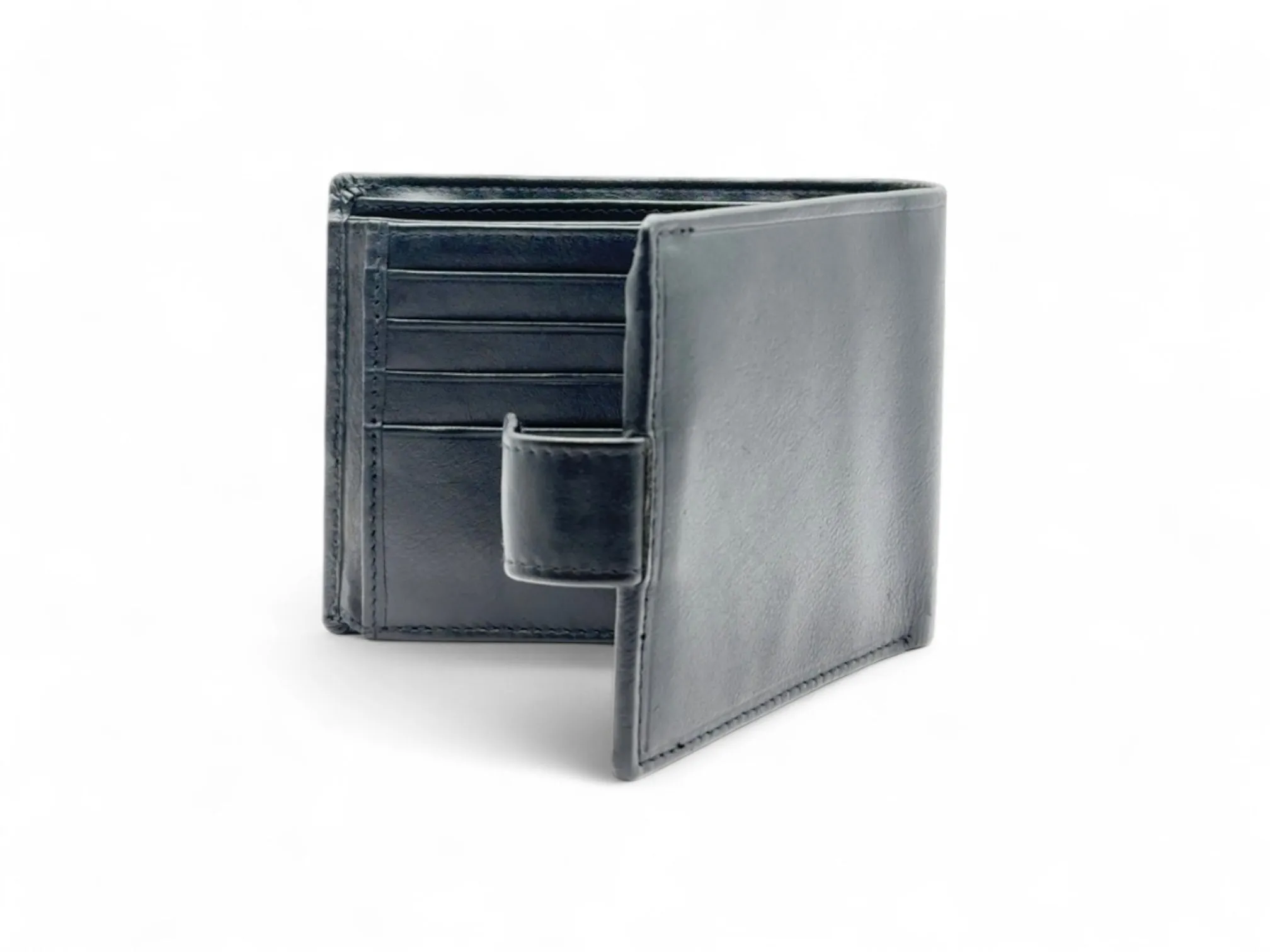 Smooth Premium 16 Card Billfold RFID Wallet with Coin Pocket with Loop #1001CL