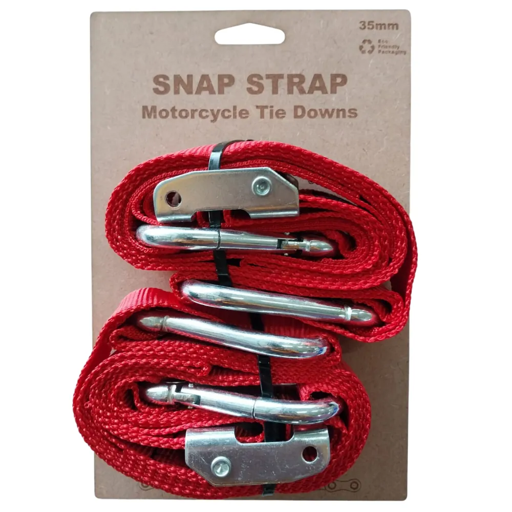 Snap Strap Soft Loop 35mm Motorcycle Tie Downs