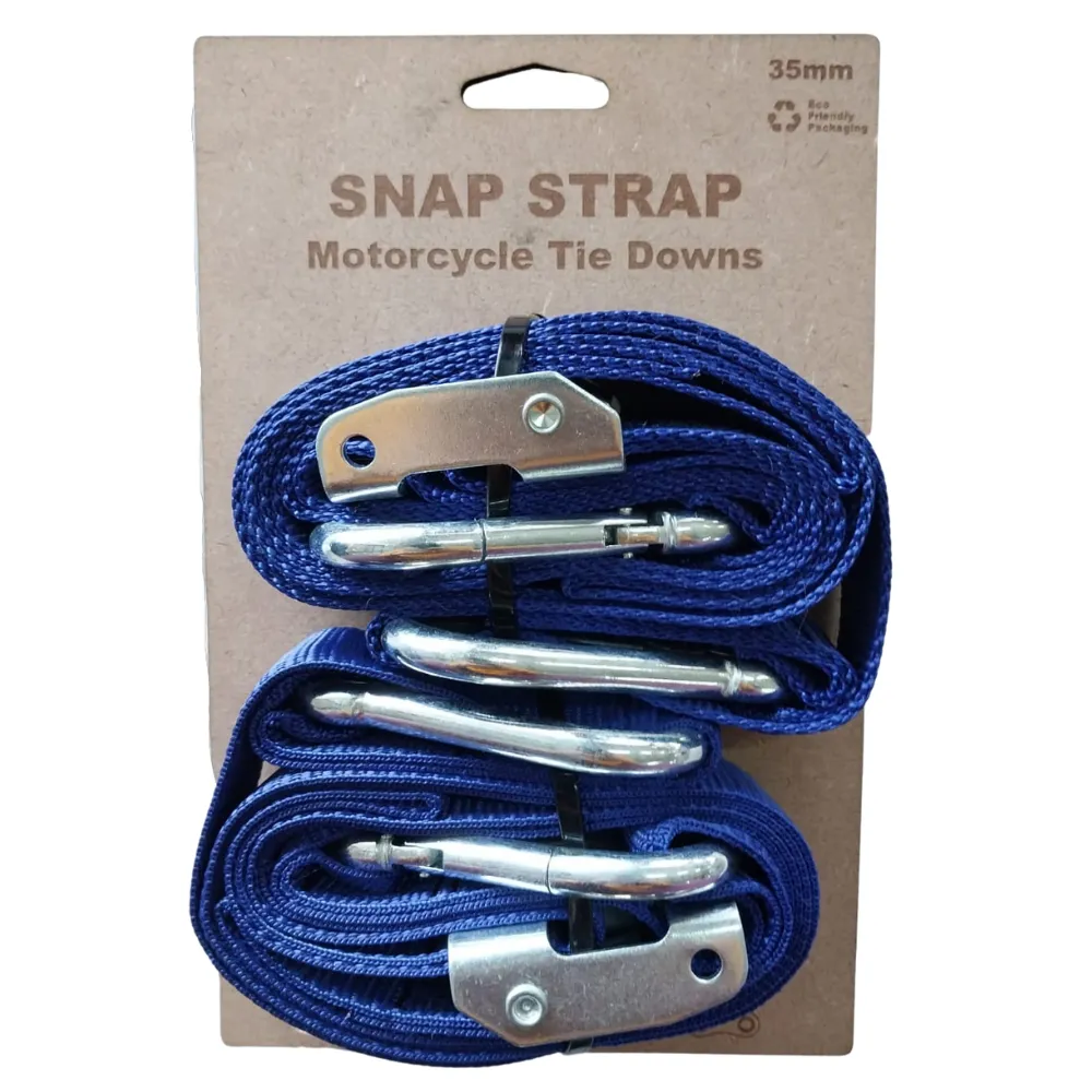 Snap Strap Soft Loop 35mm Motorcycle Tie Downs