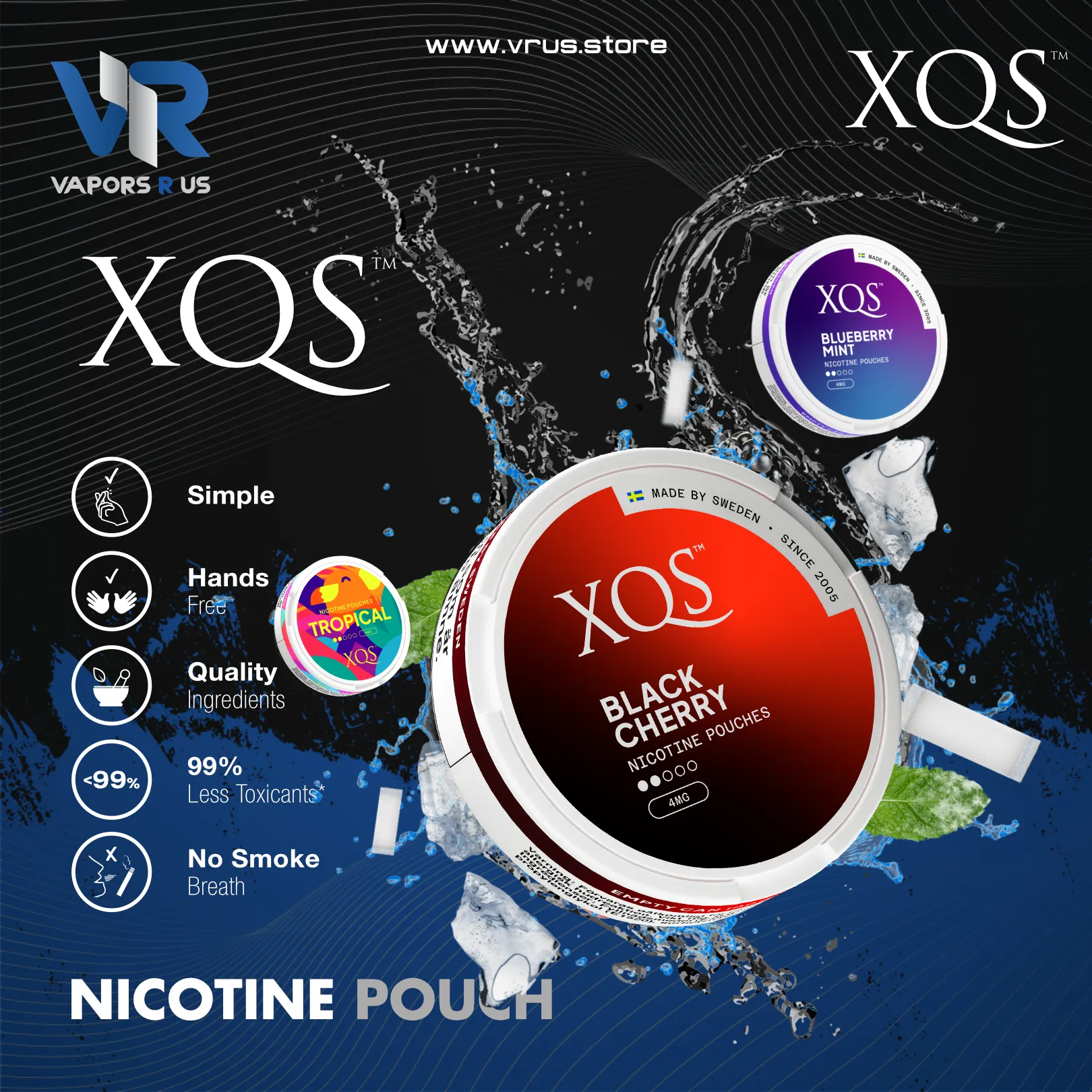 SNUS XQS Nicotine Pouches