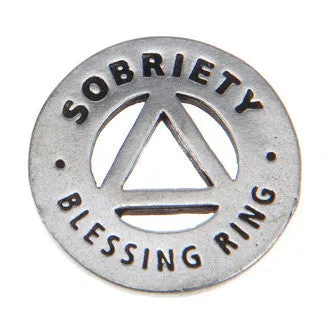 Sobriety Blessing Ring Charm