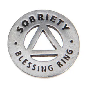 Sobriety Blessing Ring Charm