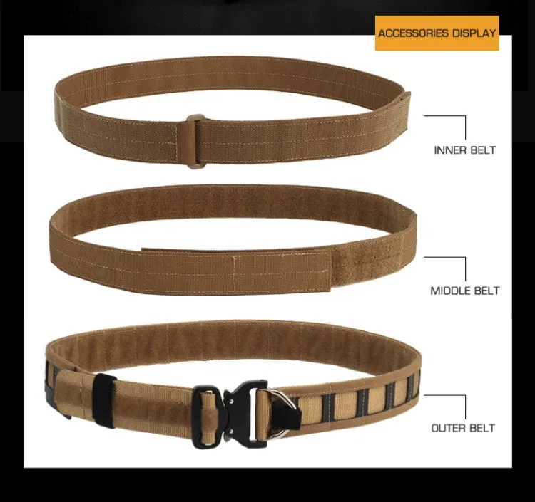 Special Ops shooting belt w/ Molle - Black