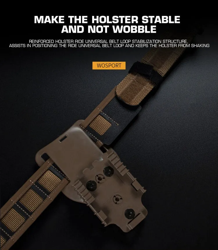 Special Ops shooting belt w/ Molle - Black