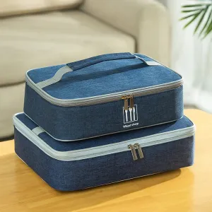 Square Fashion Thermal Lunch Bag – Portable, Leak-Proof, Insulated Cooler Bento Box for Adults & Children, Perfect for Picnics & Food Storage