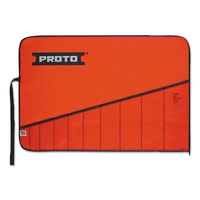 Stanley?? Products 10-Pocket Tool Roll, Canvas, Red, 25TR05C