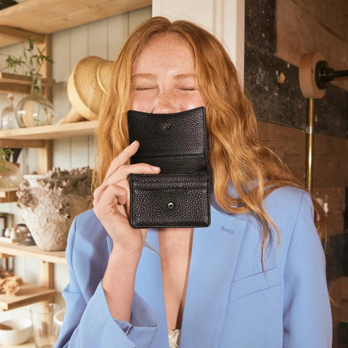 Status Anxiety Lumen Wallet - Black