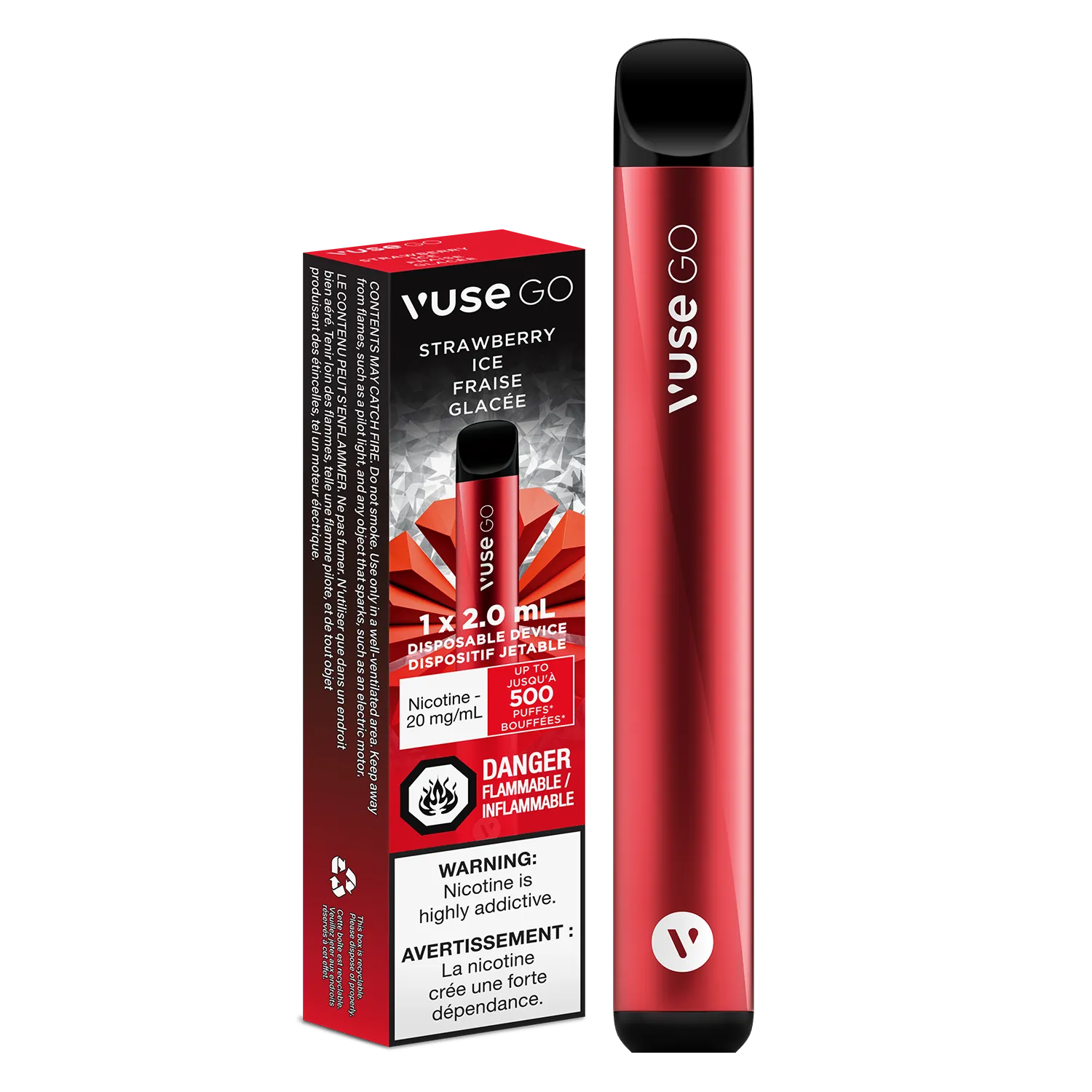 Strawberry Ice - VUSE GO Disposable