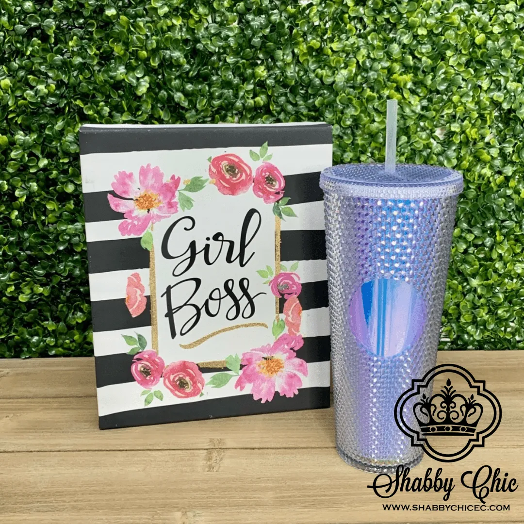 Studded Tumbler - Iridescent