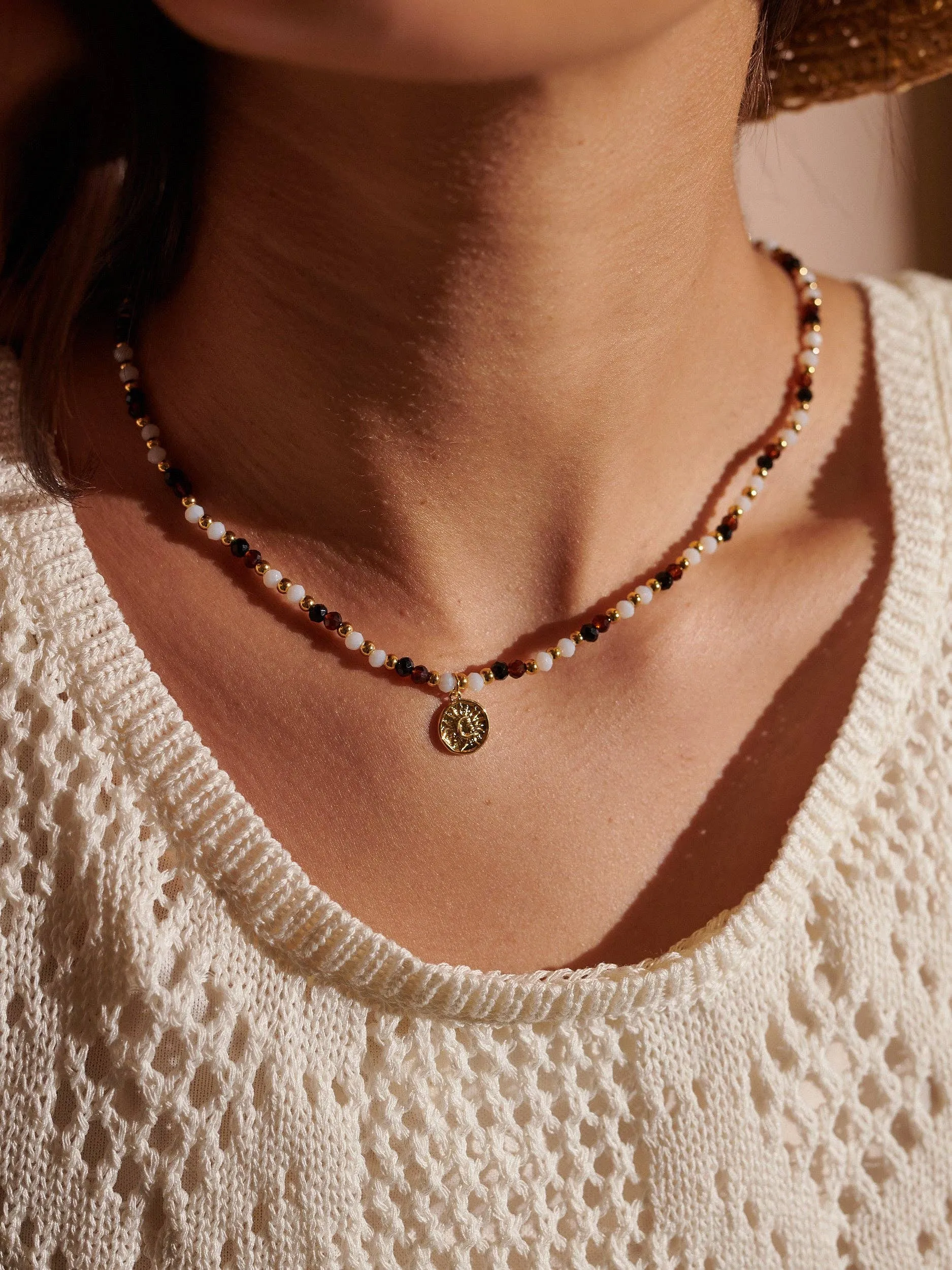 Sugar Beads Necklace - 18K Gold Plated