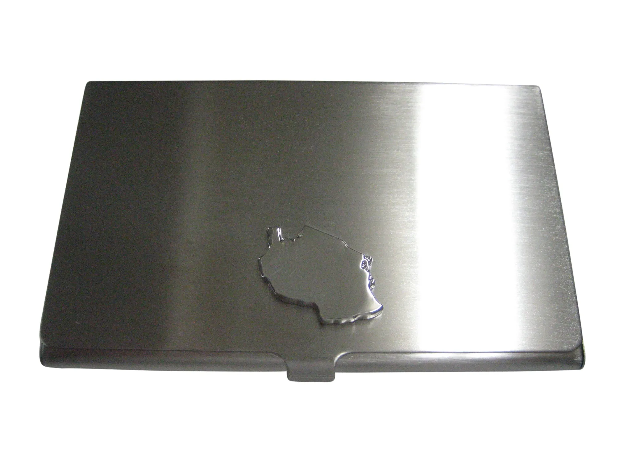 Tanzania Map Shape Business Card Holder