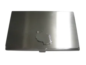 Tanzania Map Shape Business Card Holder