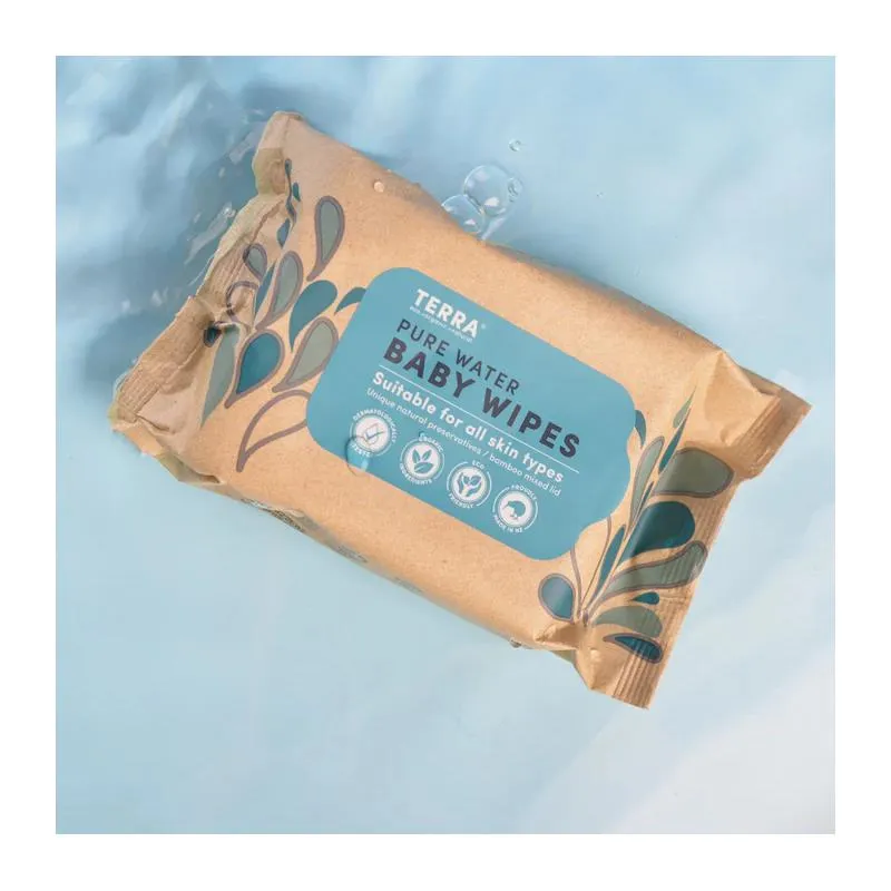 Terra Baby Wipes NZ Water - 10 Pack