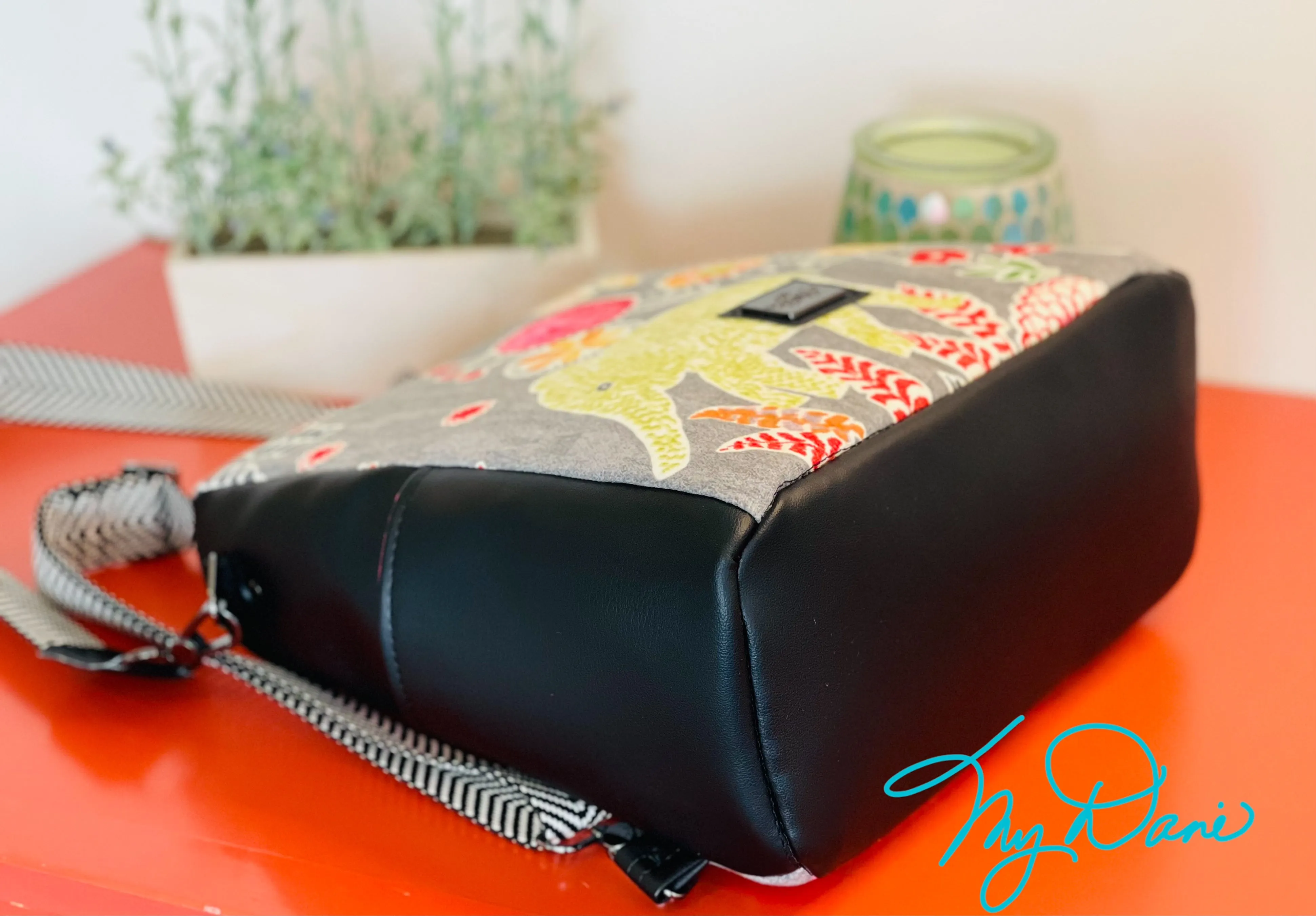 The Guardian Anti-Theft Backpack in Elephant Print