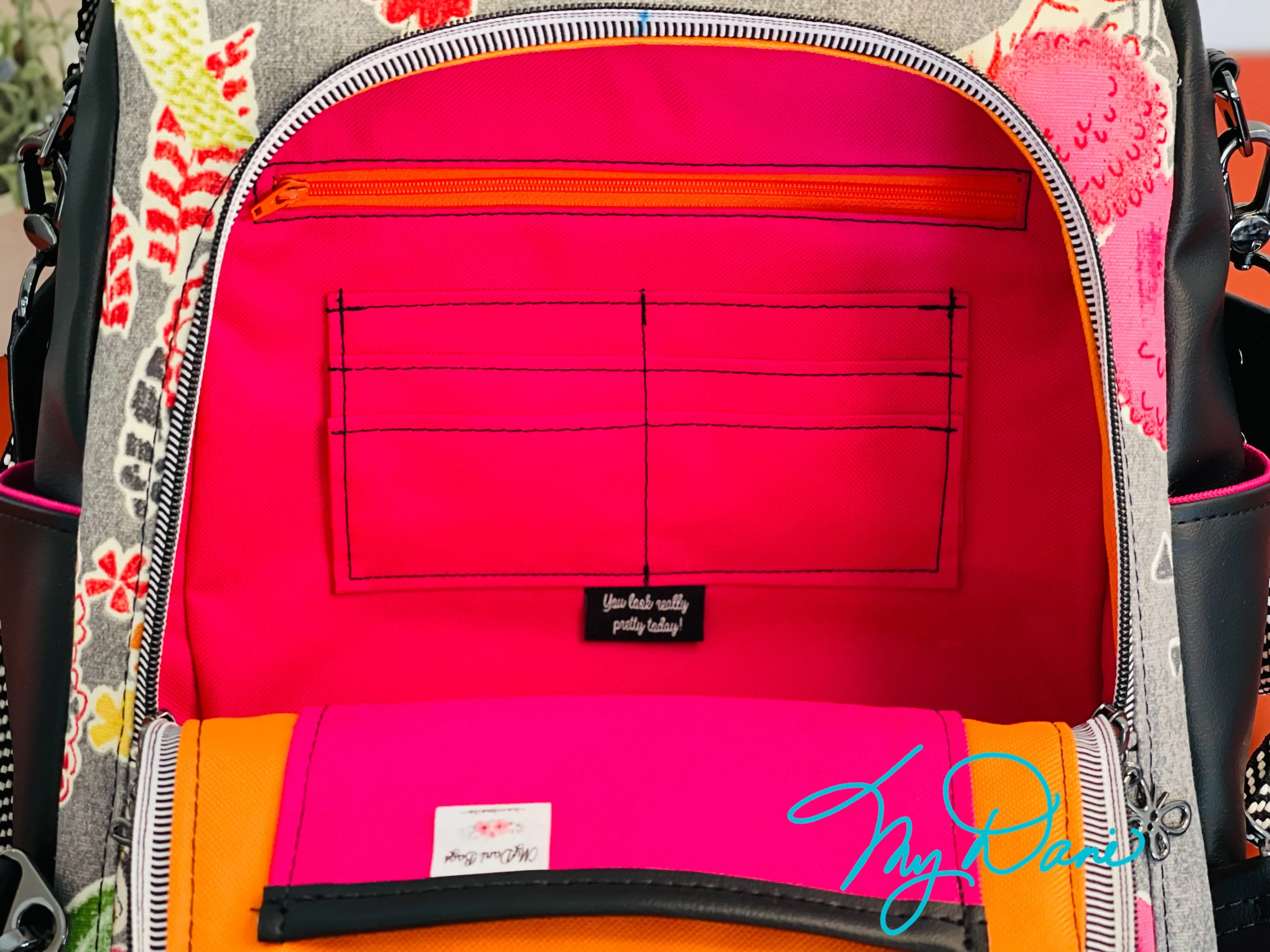The Guardian Anti-Theft Backpack in Elephant Print