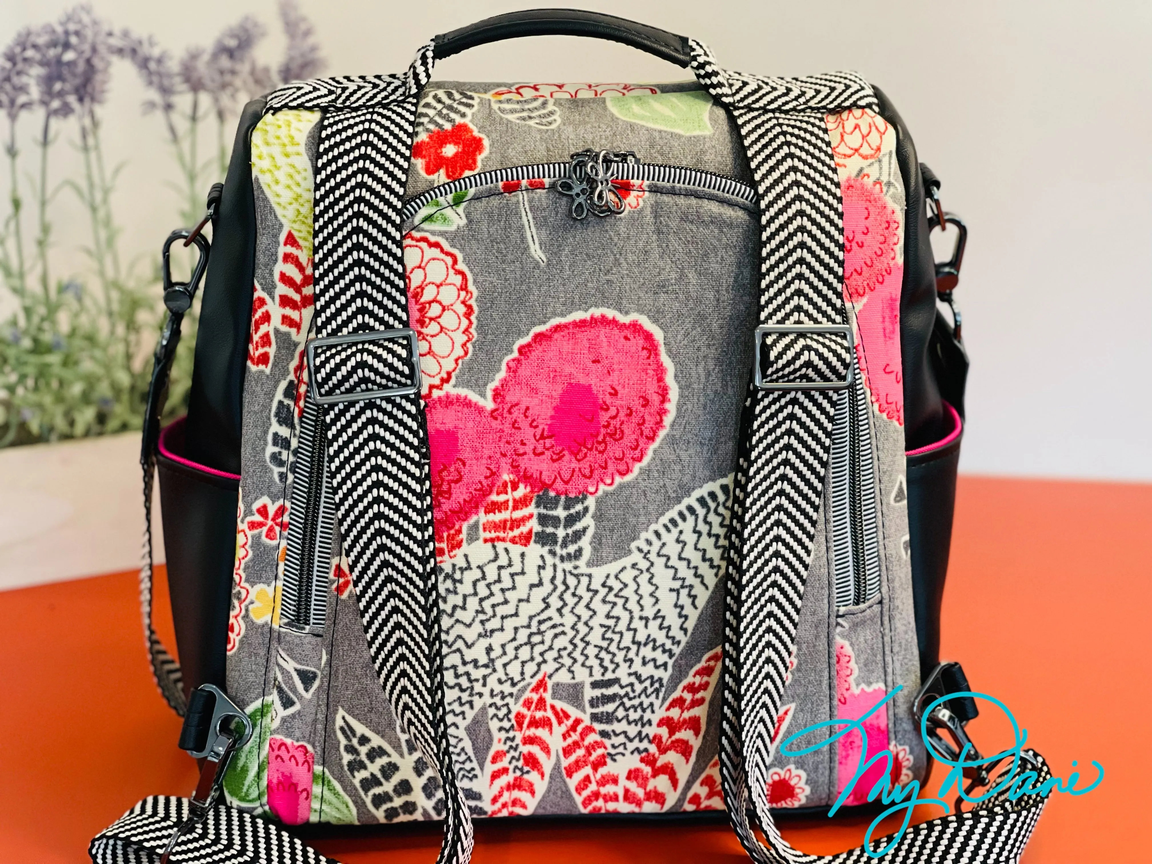 The Guardian Anti-Theft Backpack in Elephant Print