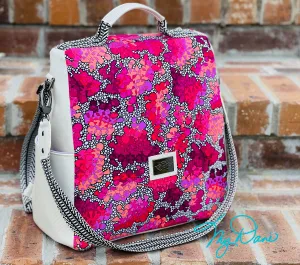 The Guardian Anti-Theft Backpack In Geo Hot pink