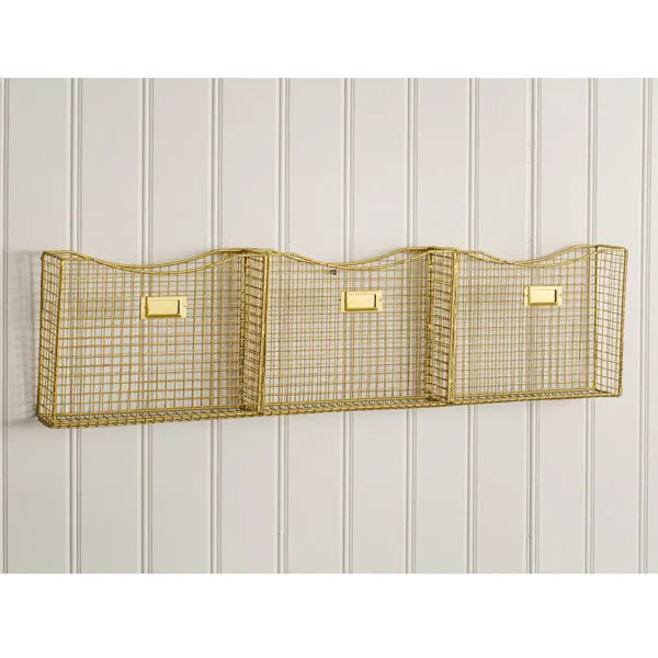 Three Pocket Wall Organizer
