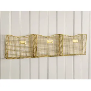 Three Pocket Wall Organizer