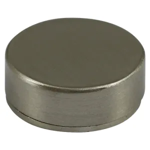 TIMCO Threaded Screw Caps Solid Brass Satin Nickel - 14mm (4pcs)