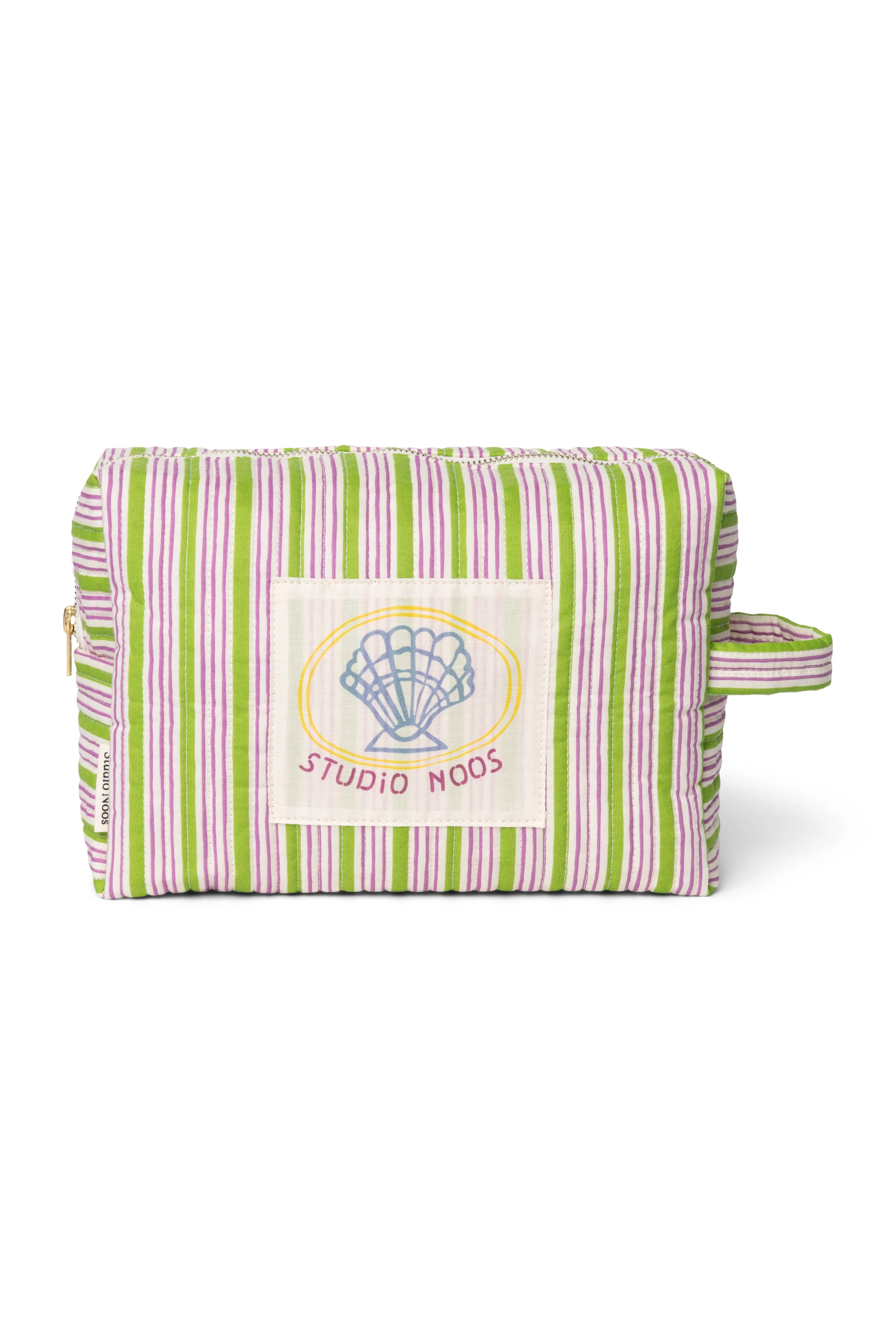 Titane Cotton Striped Toiletry Bag