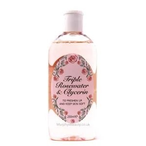 Triple Rosewater and Glycerin - Perfect treatment for dry, rough and itchy skin