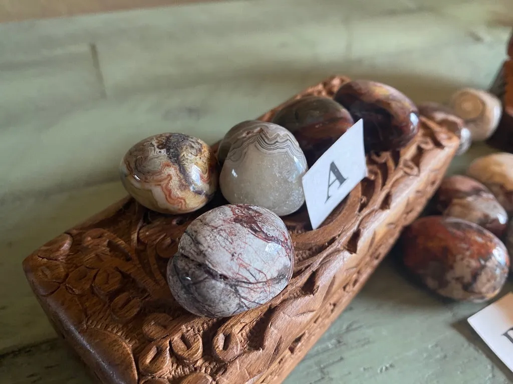 Tumbled Mexico Agate, Larger sizes