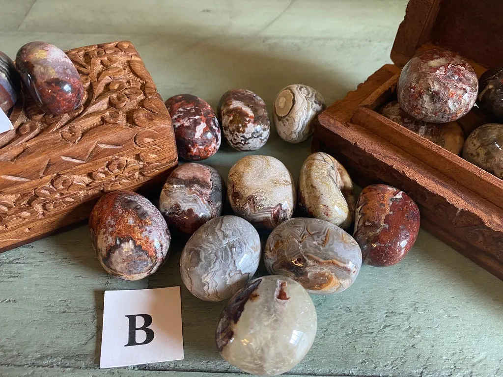 Tumbled Mexico Agate, Larger sizes