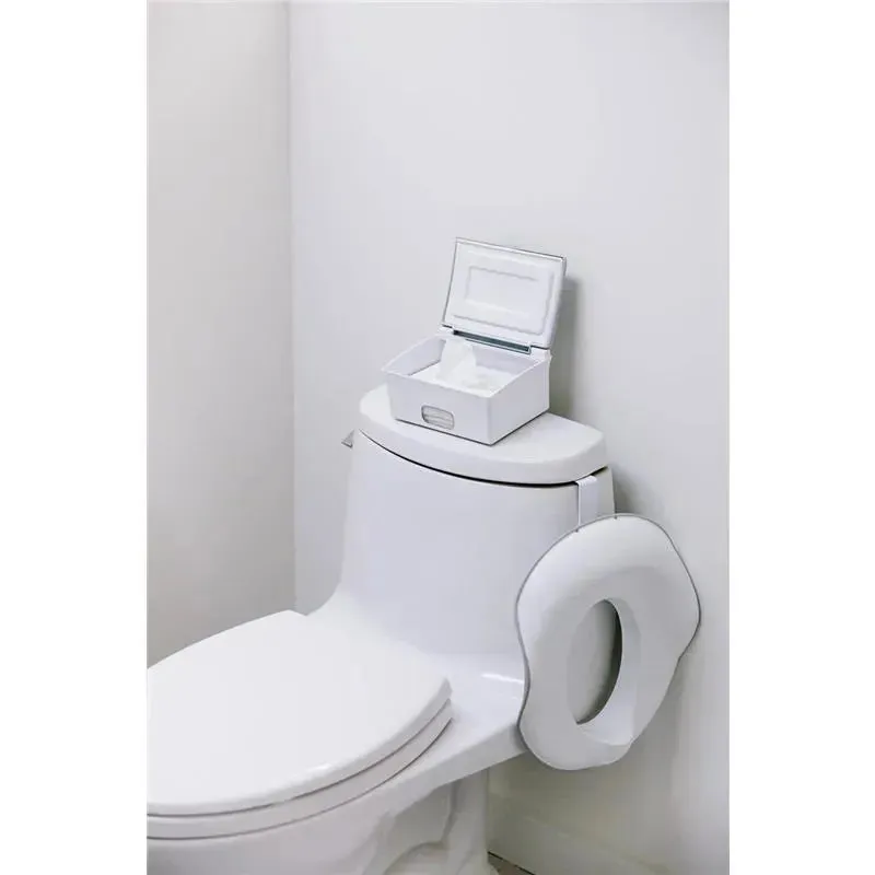 Ubbi - Dispensador de lenços umedecidos laváveis, branco/cinza