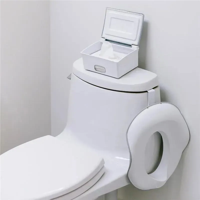 Ubbi - Dispensador de lenços umedecidos laváveis, branco/cinza